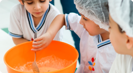 Aula de culinária